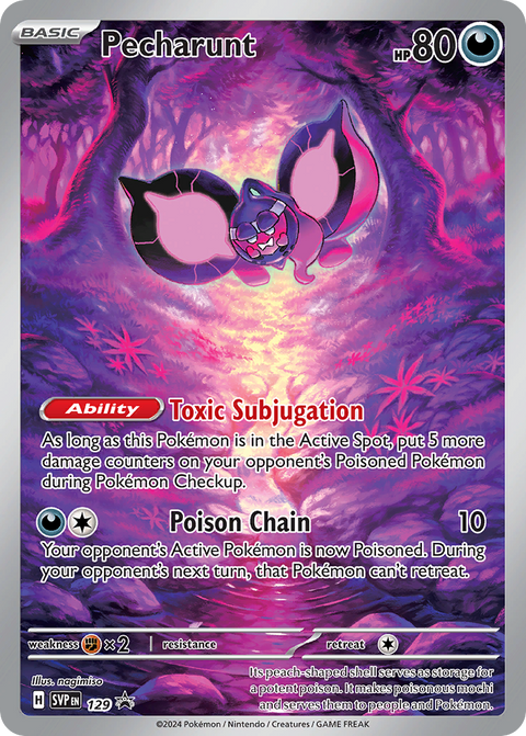Pecharunt 129 Scarlet & Violet Black Star Promos Pokémon card