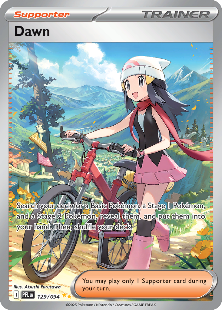 Dawn 129 Phantasmal Flames Pokémon card