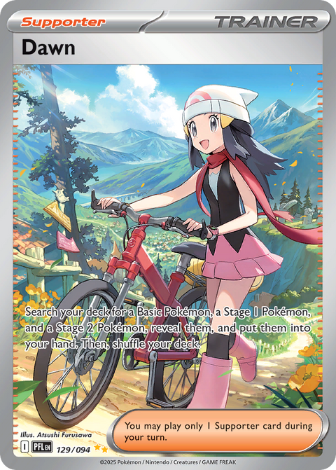 Dawn 129 Phantasmal Flames Pokémon card