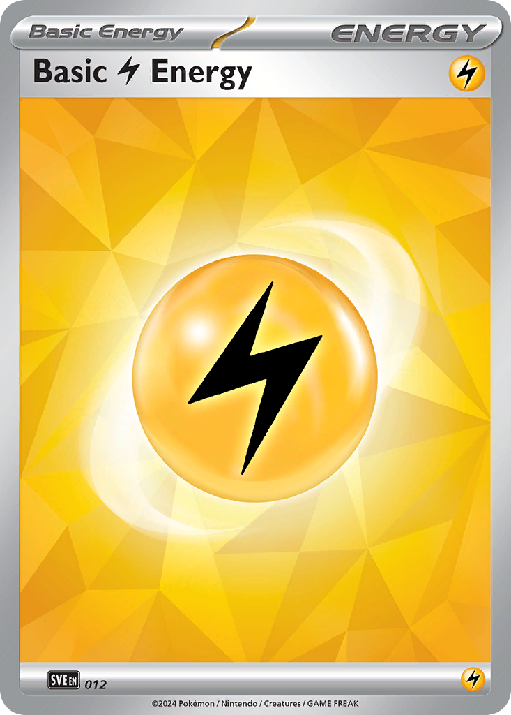 Basic Lightning Energy 12 Scarlet & Violet Energies Pokémon card