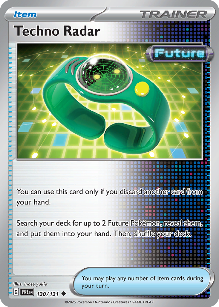Techno Radar 130 Prismatic Evolutions Pokémon card