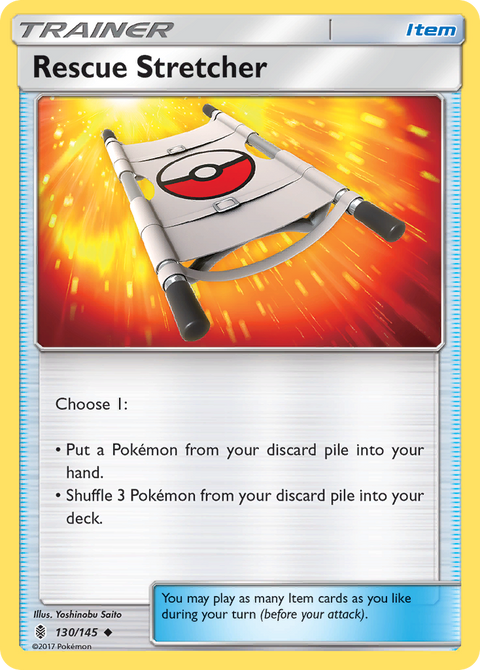 Rescue Stretcher 130 Guardians Rising Pokémon card