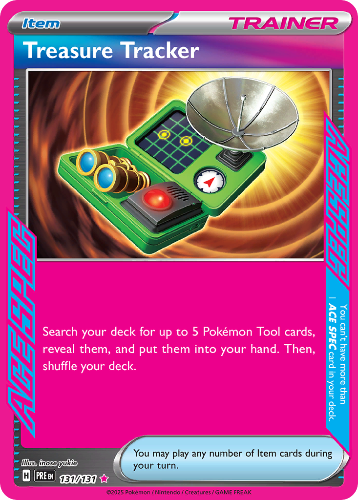 Treasure Tracker 131 Prismatic Evolutions Pokémon card