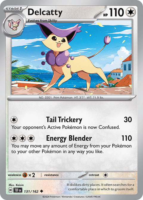 Delcatty 131 Temporal Forces Pokémon card