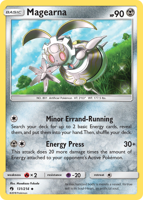 Magearna 131 Lost Thunder Pokémon card