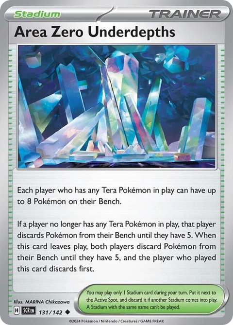 Area Zero Underdepths 131 Stellar Crown Pokémon card