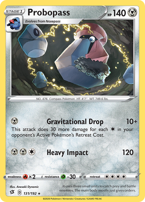 Probopass 131 Rebel Clash Pokémon card