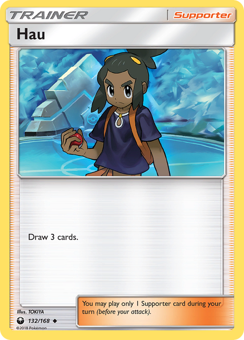 Hau 132 Celestial Storm Pokémon card