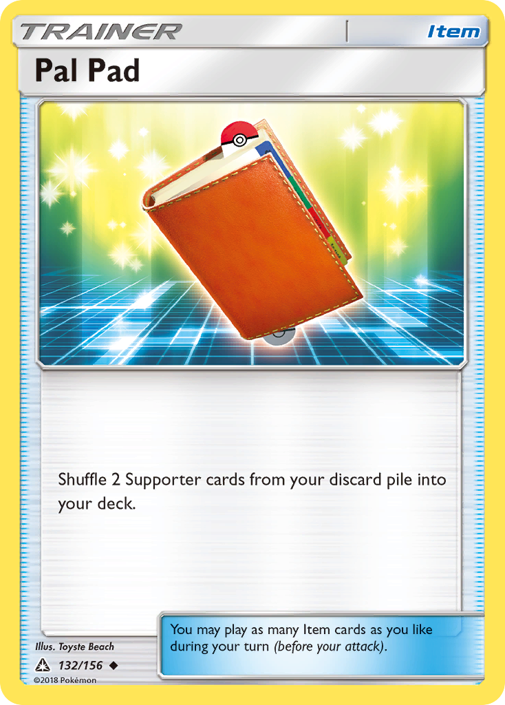 Pal Pad 132 Ultra Prism Pokémon card