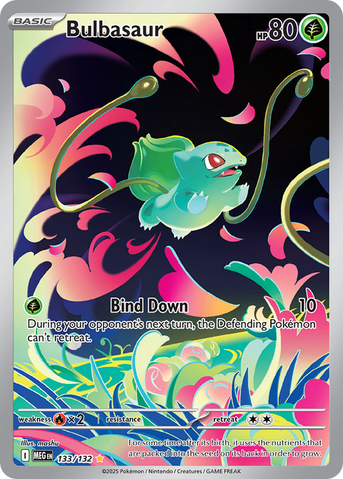 Bulbasaur 133 Mega Evolution Pokémon card