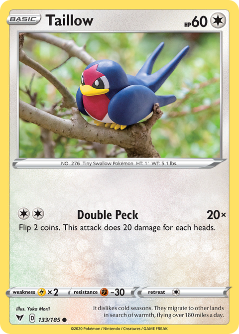 Taillow 133 Vivid Voltage Pokémon card