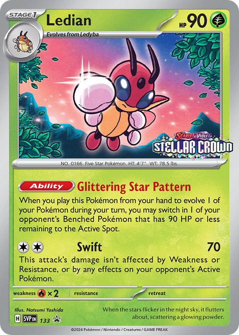 Ledian 133 Scarlet & Violet Black Star Promos Pokémon card