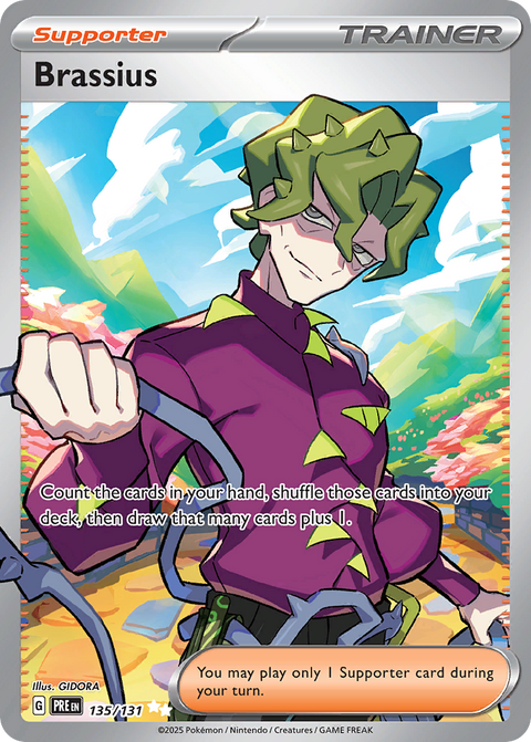 Brassius 135 Prismatic Evolutions Pokémon card
