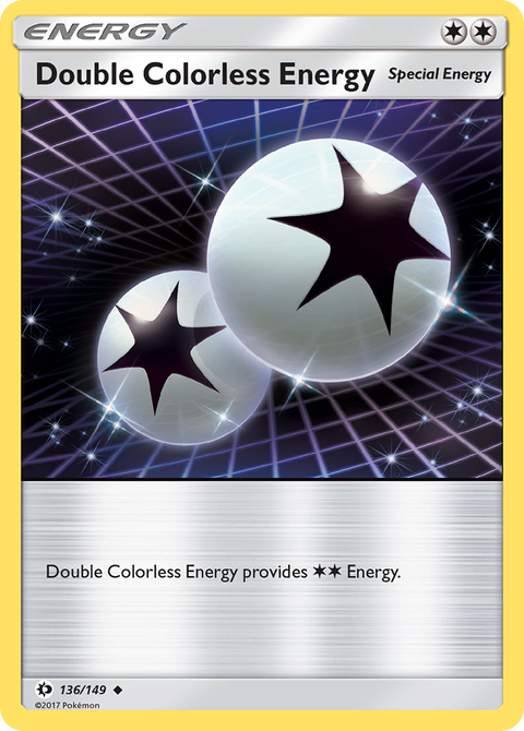 Double Colorless Energy 136 Sun & Moon Pokémon card