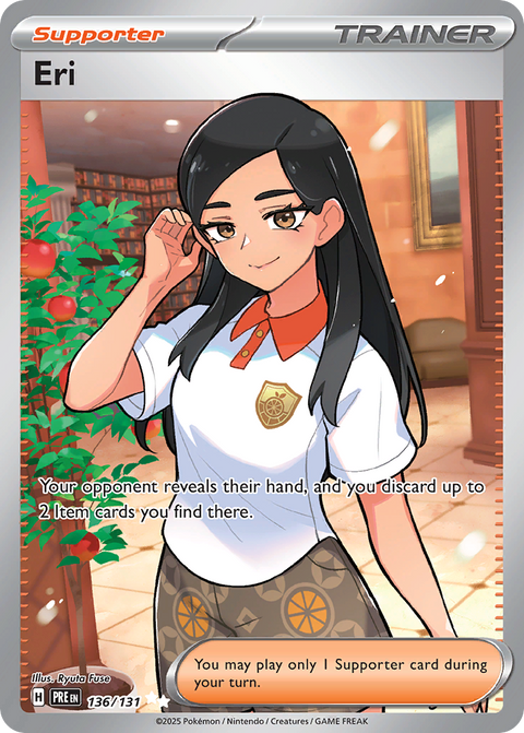 Eri 136 Prismatic Evolutions Pokémon card