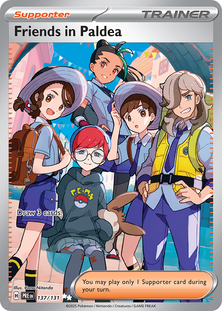 Friends in Paldea 137 Prismatic Evolutions Pokémon card