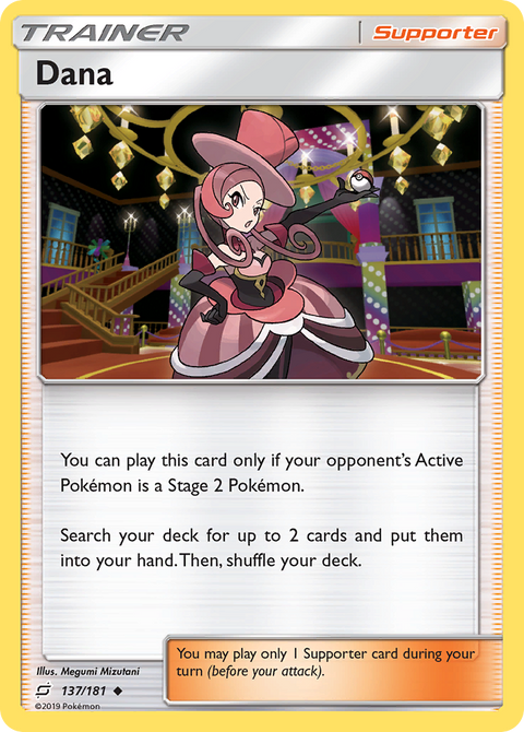 Dana 137 Team Up Pokémon card