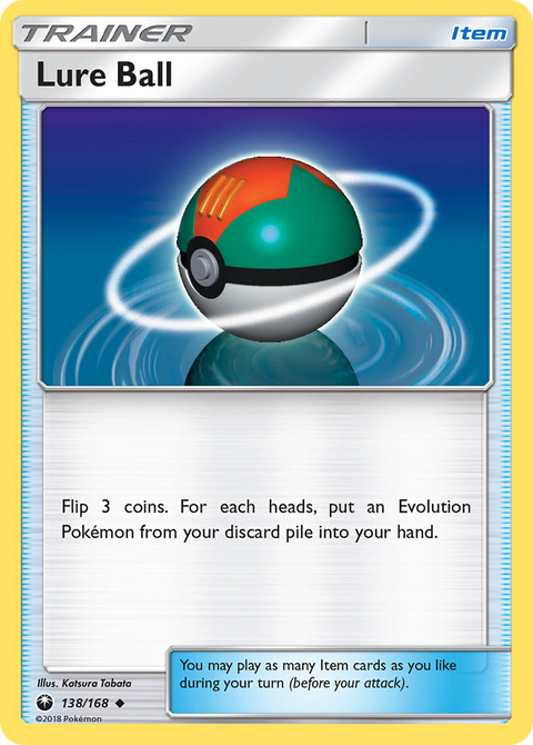 Lure Ball 138 Celestial Storm Pokémon card
