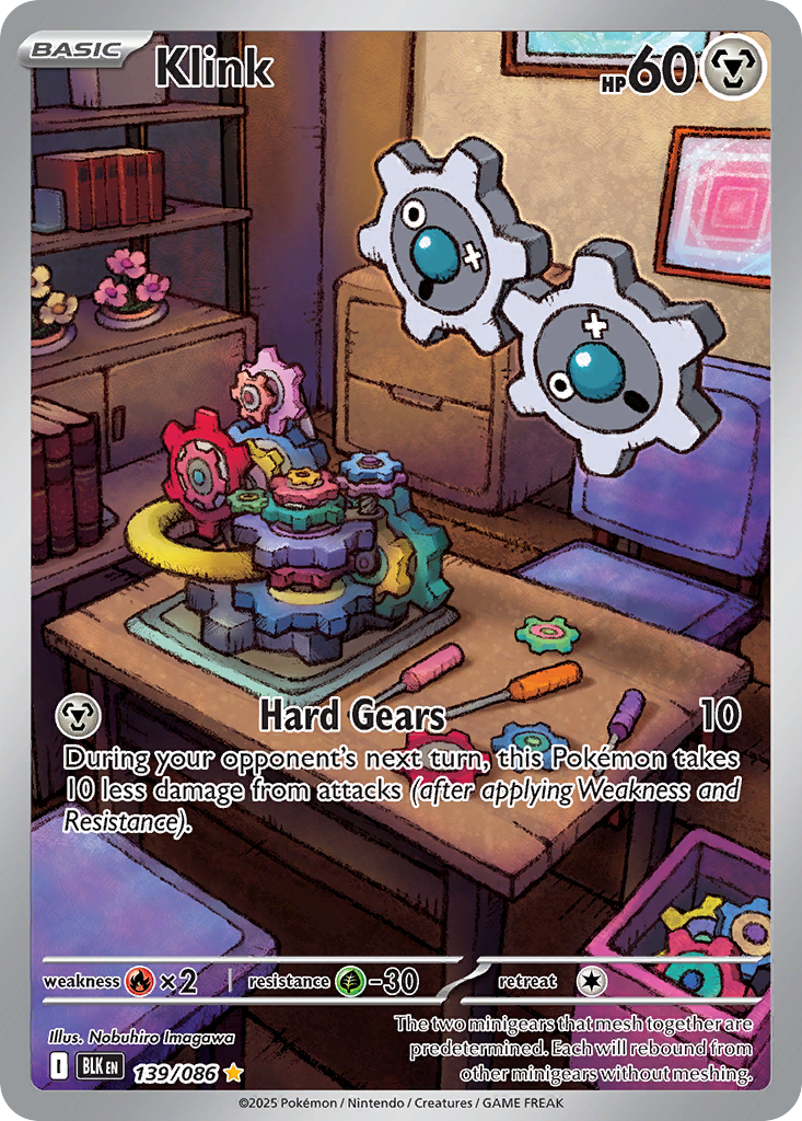 Klink 139 Black Bolt Pokémon card