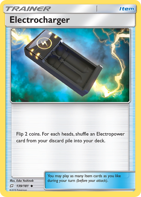 Electrocharger 139 Team Up Pokémon card