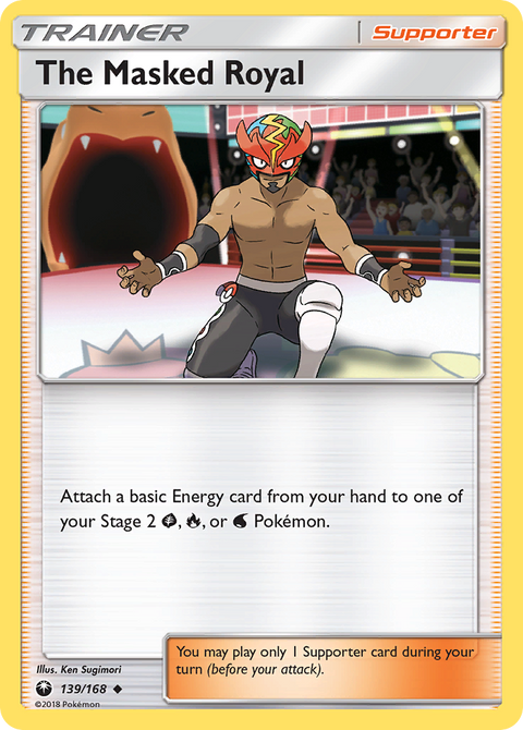 The Masked Royal 139 Celestial Storm Pokémon card