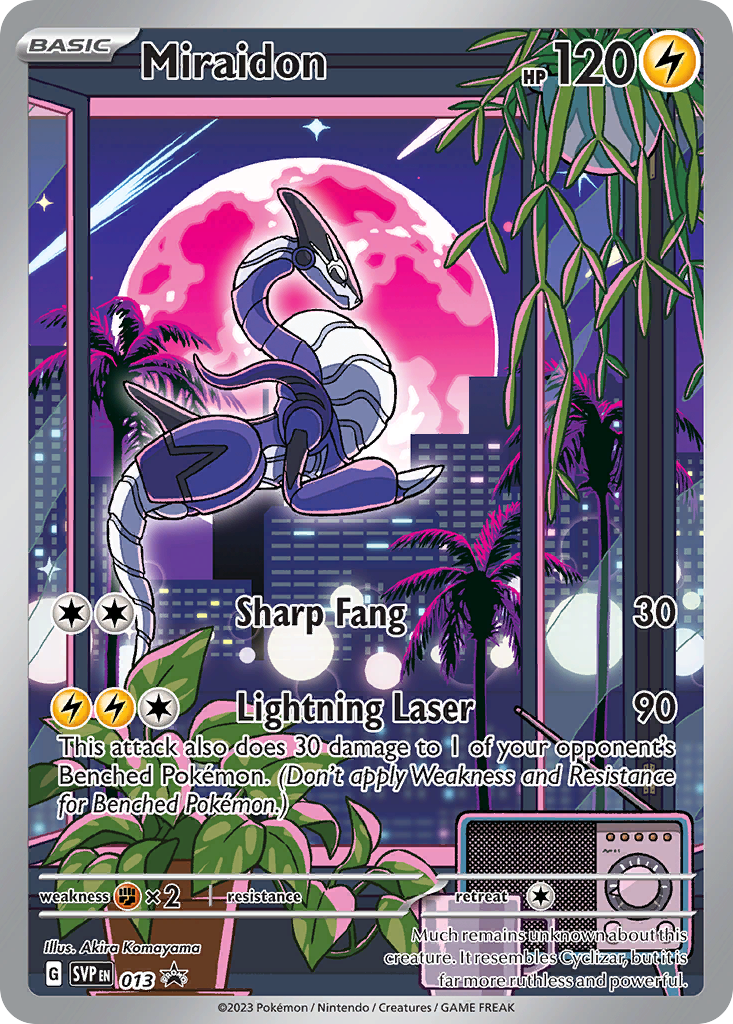 Miraidon 13 Scarlet & Violet Black Star Promos Pokémon card