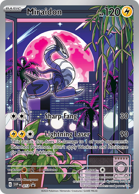 Miraidon 13 Scarlet & Violet Black Star Promos Pokémon card