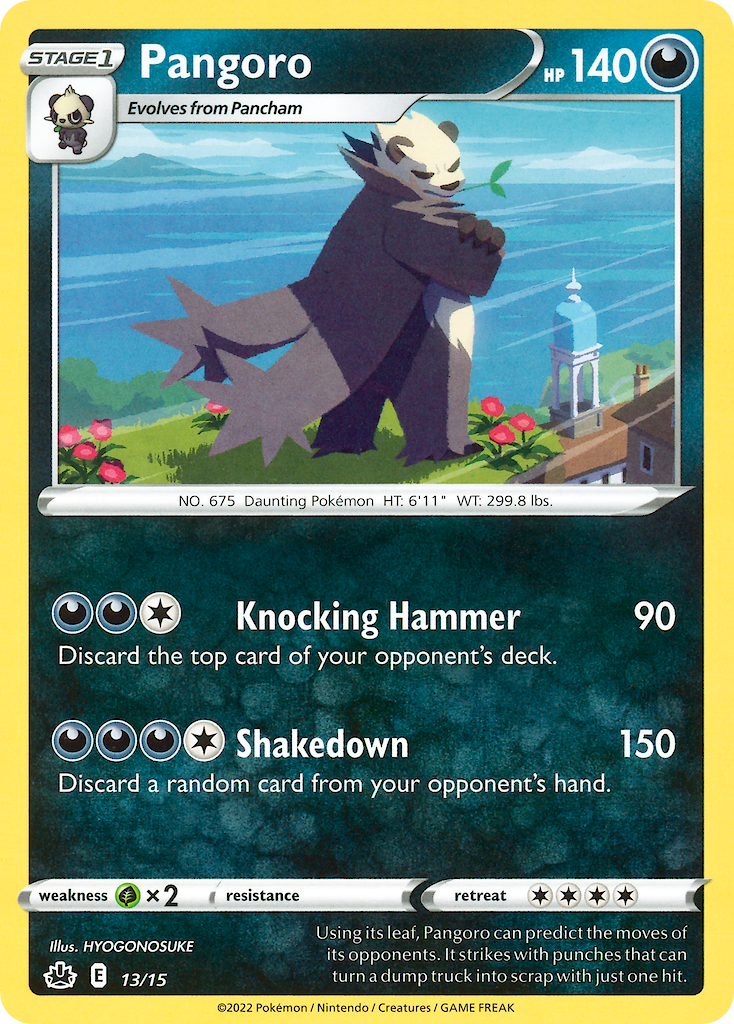 Pangoro 13 McDonald's Collection 2022 Pokémon card