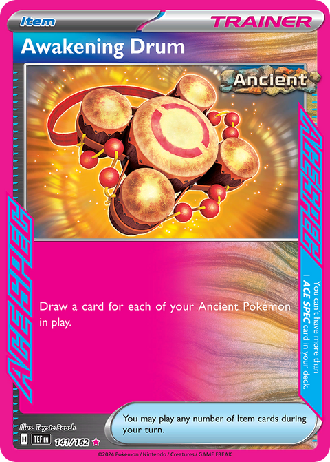 Awakening Drum 141 Temporal Forces Pokémon card