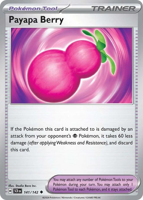 Payapa Berry 141 Stellar Crown Pokémon card