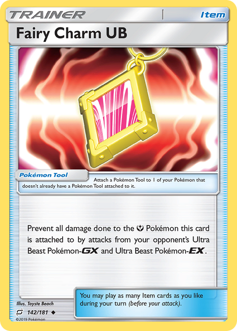 Fairy Charm UB 142 Team Up Pokémon card