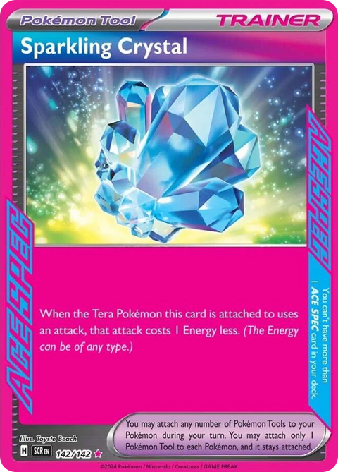 Sparkling Crystal 142 Stellar Crown Pokémon card