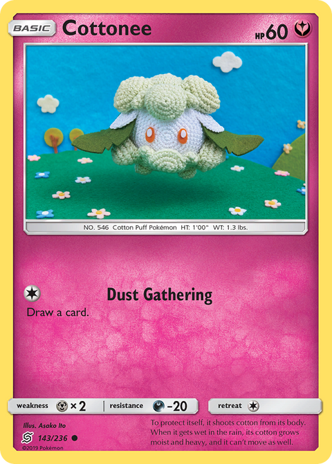 Cottonee 143 Unified Minds Pokémon card