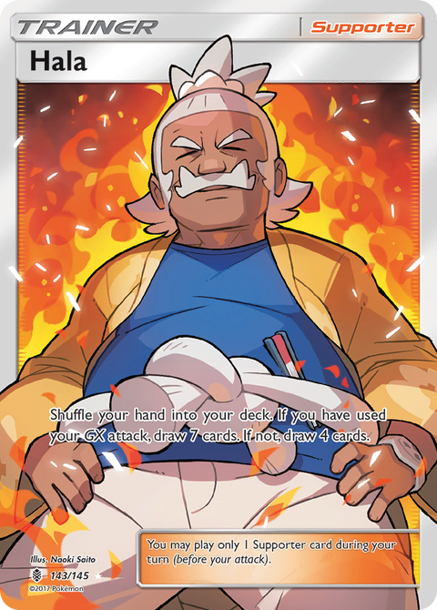 Hala 143 Guardians Rising Pokémon card
