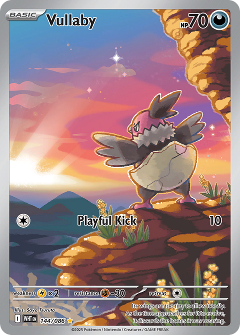 Vullaby 144 White Flare Pokémon card