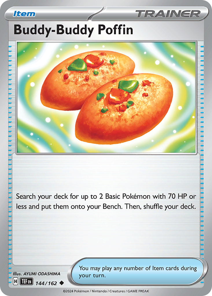 Buddy-Buddy Poffin 144 Temporal Forces Pokémon card