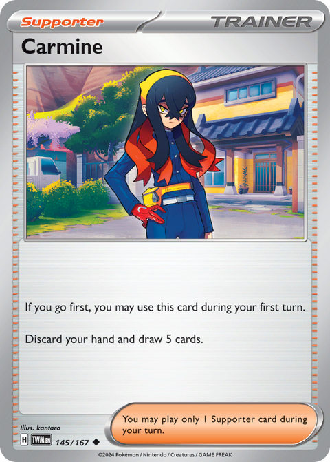 Carmine 145 Twilight Masquerade Pokémon card
