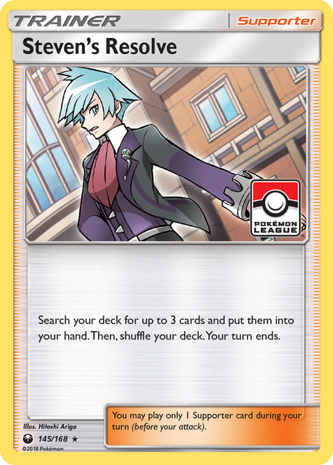 Steven's Resolve 145 Celestial Storm Pokémon card