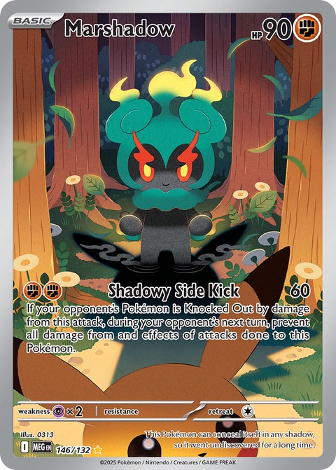 Marshadow 146 Mega Evolution Pokémon card