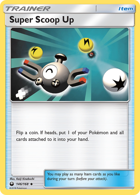Super Scoop Up 146 Celestial Storm Pokémon card