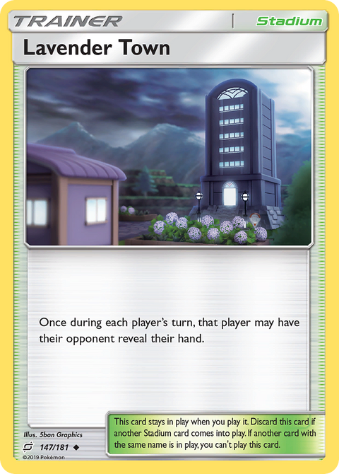 Lavender Town 147 Team Up Pokémon card