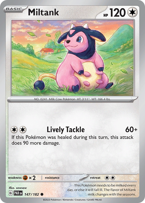 Miltank 147 Paradox Rift Pokémon card