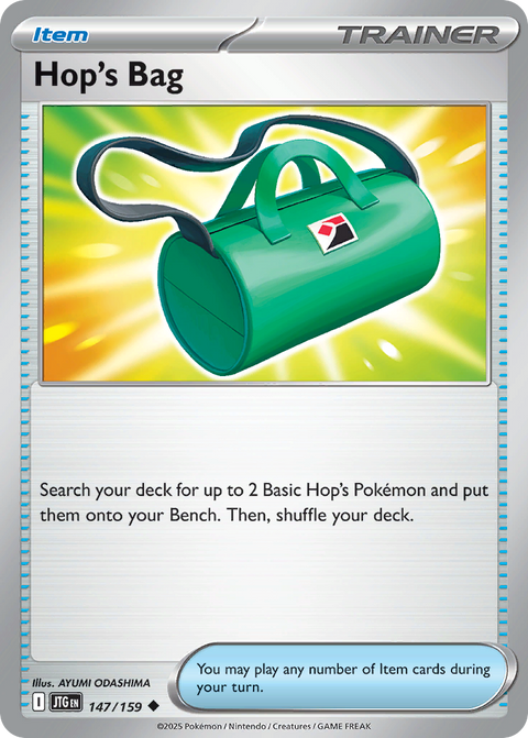 Hop's Bag 147 Journey Together Pokémon card