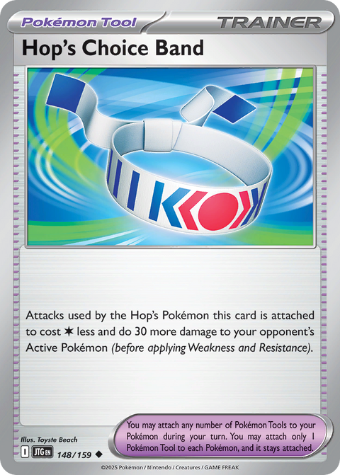 Hop's Choice Band 148 Journey Together Pokémon card