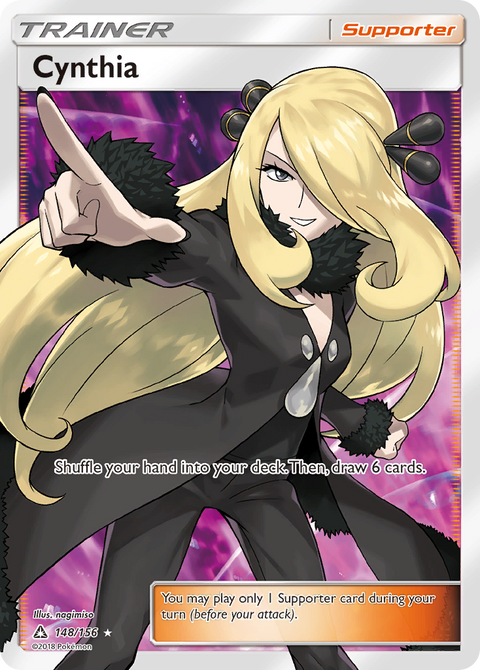 Cynthia 148 Ultra Prism Pokémon card