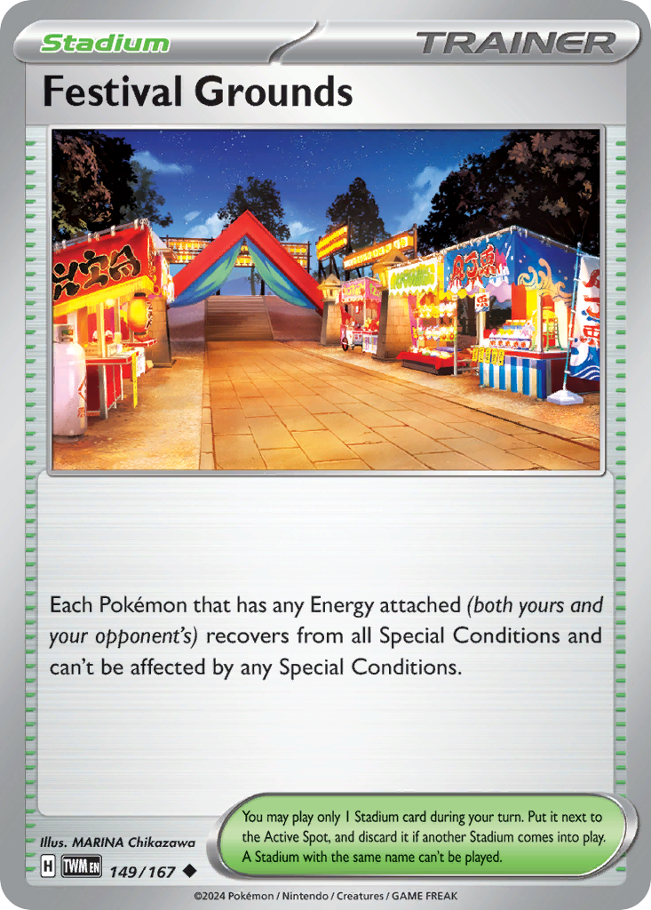 Festival Grounds 149 Twilight Masquerade Pokémon card