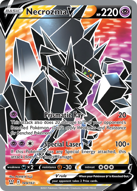 Necrozma V 149 Battle Styles Pokémon card