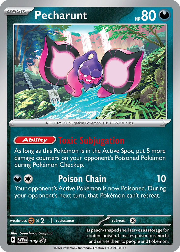 Pecharunt 149 Scarlet & Violet Black Star Promos Pokémon card