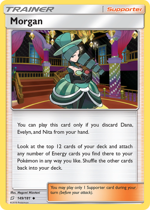 Morgan 149 Team Up Pokémon card