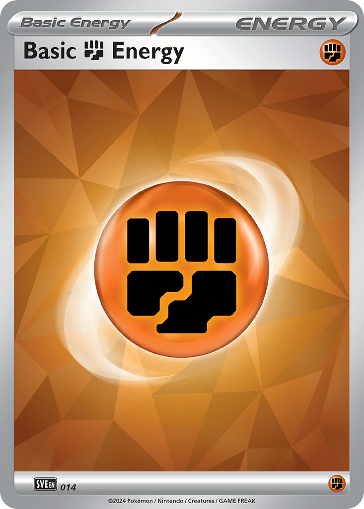 Basic Fighting Energy 14 Scarlet & Violet Energies Pokémon card